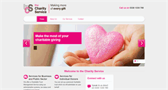 Desktop Screenshot of charityservice.org.uk